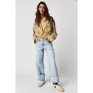 NWT Free People OneTeaspoon Lowrider Wide-Leg Jeans Size Small